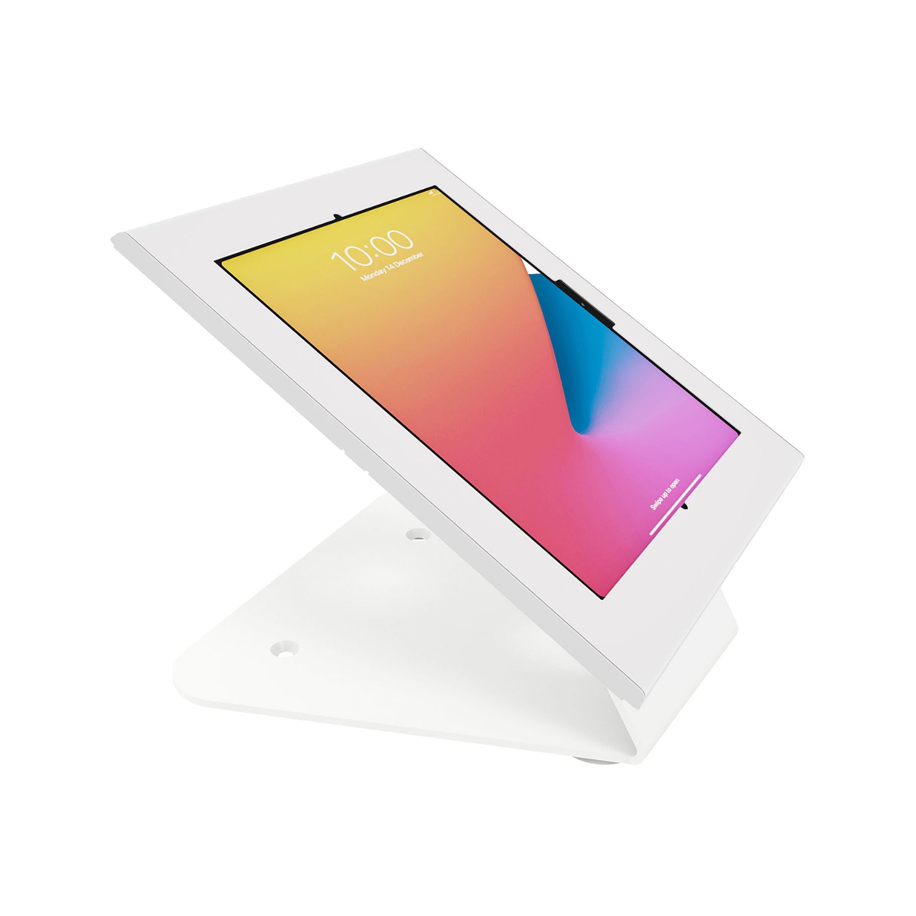 KIMEX Soporte Universal para Tablet Apple y Samsung 12.9''-13'', Blanco | Montaje en Pared o Mesa