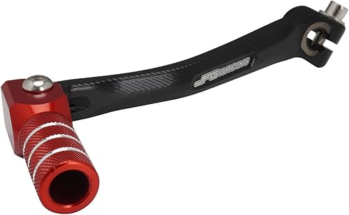 Miniatura 2 de JFG RACING Palanca de cambios plegable para motocicleta + Estriberas para moto de cross CNC Universal para CRF CR XR 50cc - 125cc RM KX KLX TTR PW