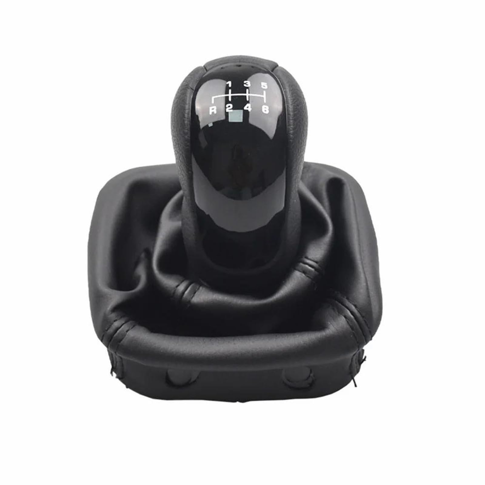 Cavinbdz 6 Speed For Mercedes For Benz W168 A Class 1997-2004 Gear Bar Knob Head 5/6Speed Manual Shift Handball Gear Shift Knob Gaiter(6 Speed)