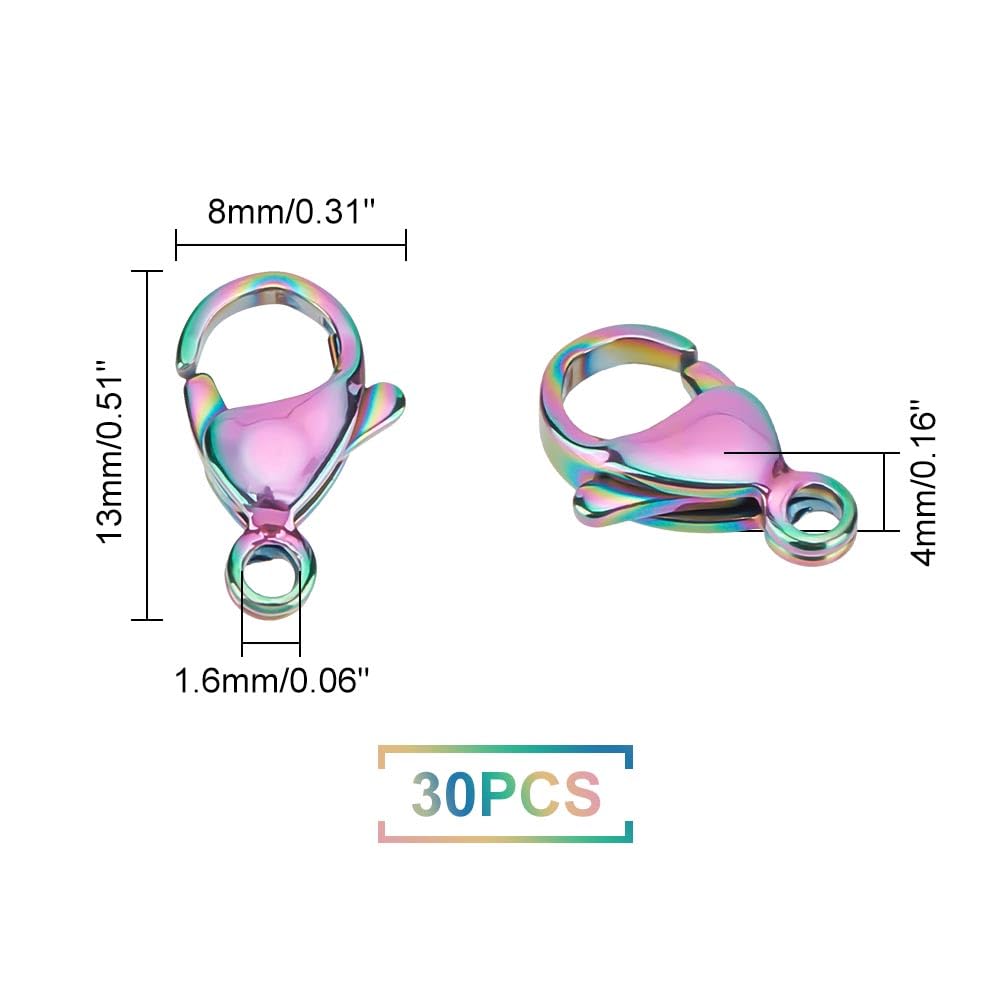 UNICRAFTALE 30 Pcs Fermoir Bracelet Fermoir Collier Attache