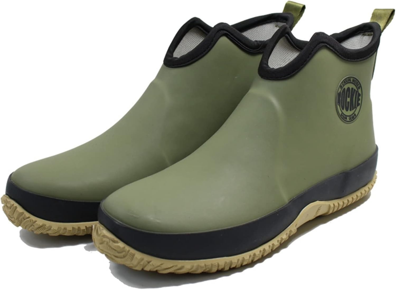 [CZLZY] 防水 ビジネス ショートブーツ メンズ 紳士靴 レインスリッポン 軽量 釣り用 長靴 雨靴 防滑 梅雨 通学 通勤