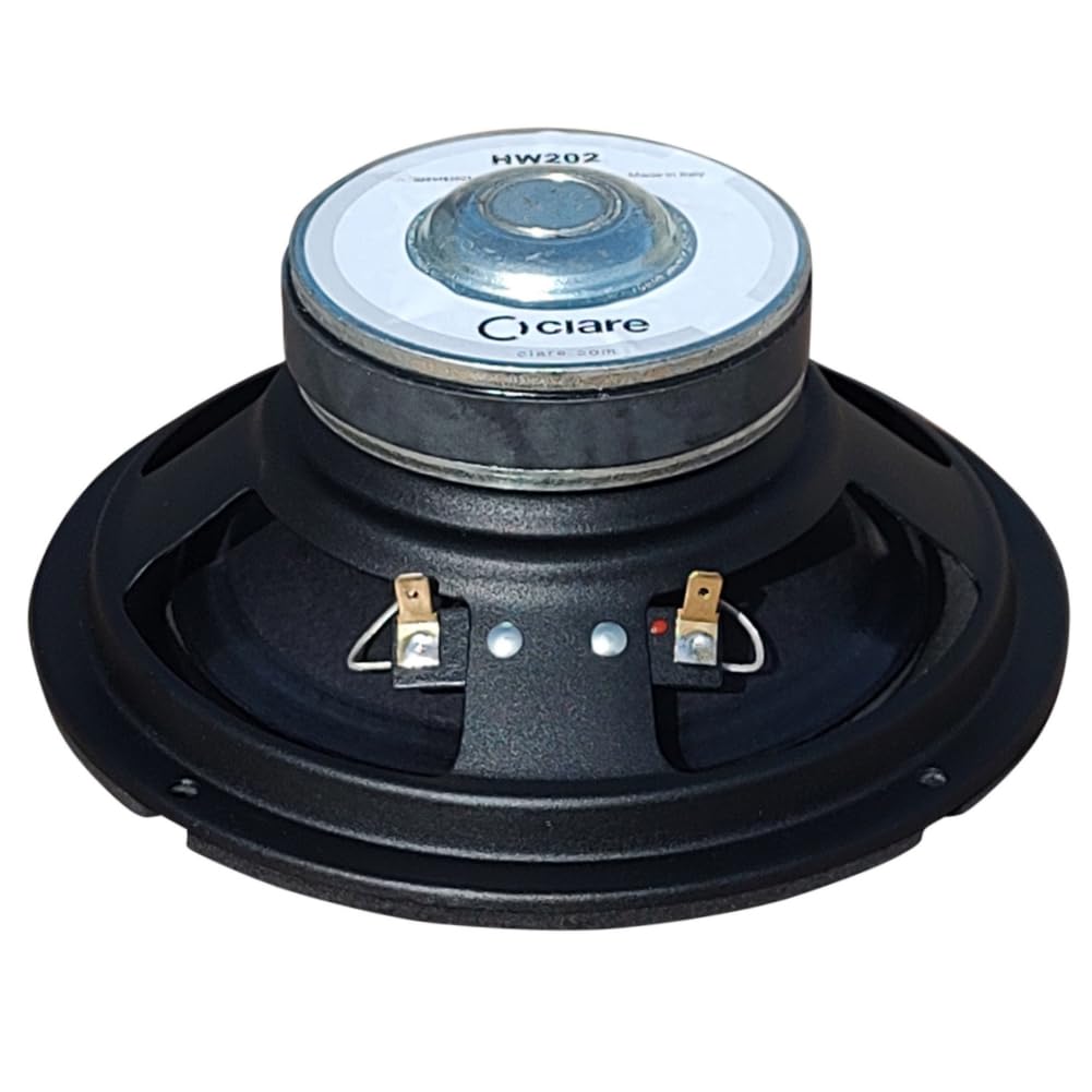 KIT Set pour CIARE HW202 1 woofer 20 cm 200 mm 8" diamètre 80 Watts rms et 180 Watts Max, impédance 8 ohm, 90 DB, pour Enceinte de fête à Domicile, 1 pièce