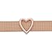 Produktbild Good.Designs ® Damen Armband (Meshband) Frauen Armschmuck mit Charms Anhänger (Rosé - Herz)