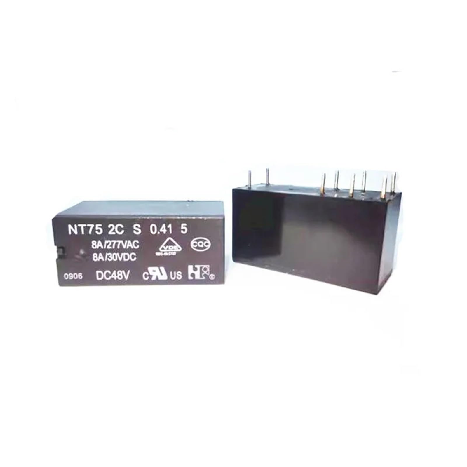 OSHZIKJII Relay NT75 2C S 0.41 5 48V 48DCV DCV48 8PIN(5PCS)