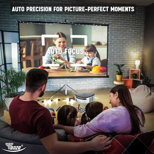 Tonzo® Cinema X-3 Projector 1280x720 Native Resolution, 5000 Lumen-Ultra Sharp Images, Wi-fi, Preinstalled OTT,2.69'' LED TFT Projector System... - Image 5