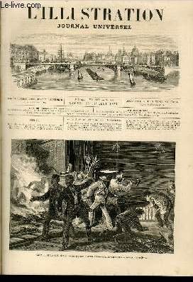 L'ILLUSTRATION JOURNAL UNIVERSEL N° 1587-Texte : Histoire de la semaine. — Courrier de Paris....