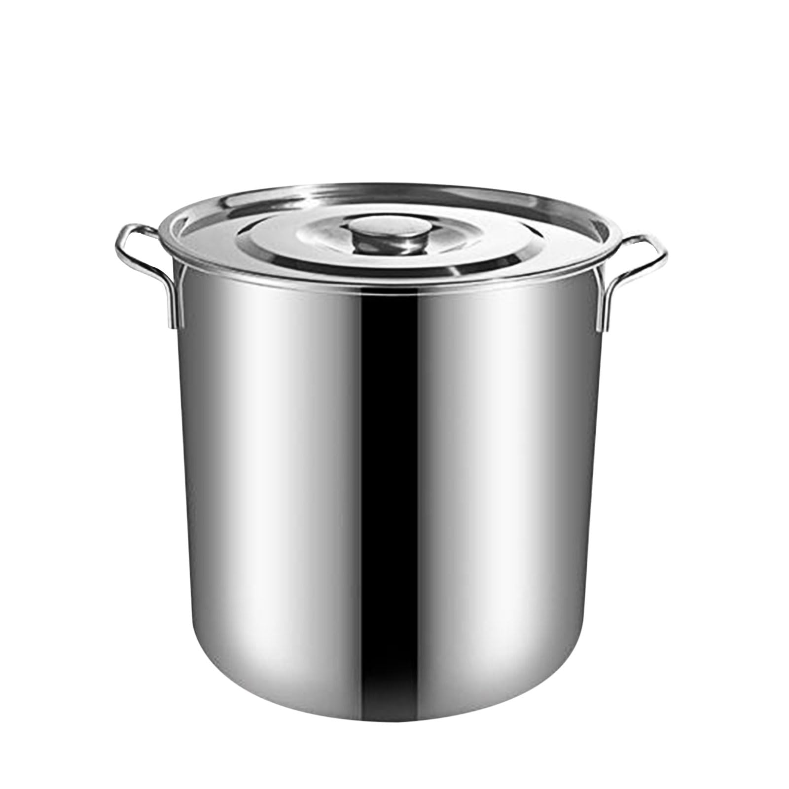 MYUYEE Stainless Steel Soup Pot - Large Capacity For Commercial Cooking, Ideal For Seafood Stews & Crawfish Boils, Durable Cookware (40Cm*40Cm)