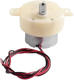 300 Gear Motor (3V-6V) -Low-Speed Small Motor for Robots/Rotating Crafts/Electric Advertising Light Boxes
