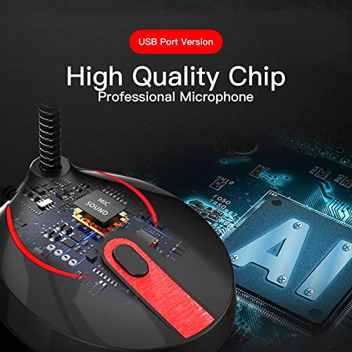 Mini microphone PC portable filaire jack 3.5mm noir pour studio speech - 7