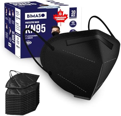 [30 PACK] 5-Ply Disposable Face Mask - Premium Material and Comfortable Fit for Safe and Effective Protection