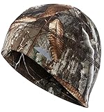 Skull Cap Helmet Liner & Running Beanie Hat - Camo Tactical Winter Cycling Caps & Ski Hats for Men - Ultimate Thermal Retention & Performance Moisture Wicking - Fits Under Helmets