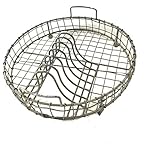 Colonial Tin Works Galvanized Metal Vintage Dish Rack with Utensil Holder,Gray,1 Bottle