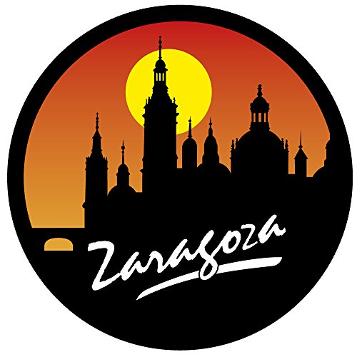 Artimagen Pegatina Círculo Perfil Zaragoza ø 50 mm.