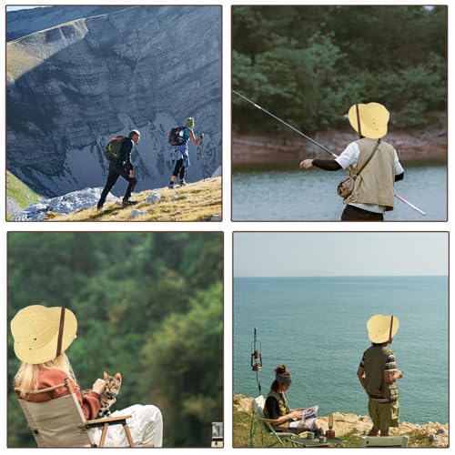 Casco de médula ajustable unisex para el verano 3