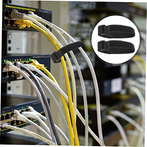 Angoily 60pcs under Desk Cable Management Straps Reusable Cable Ties for Cord Organization Tie Straps for Home Office miniatura 6