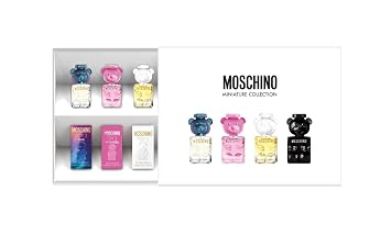 Moschino Toy Collection Mini Perfume Set, 4 Piece Sampler, 0.17 fl oz