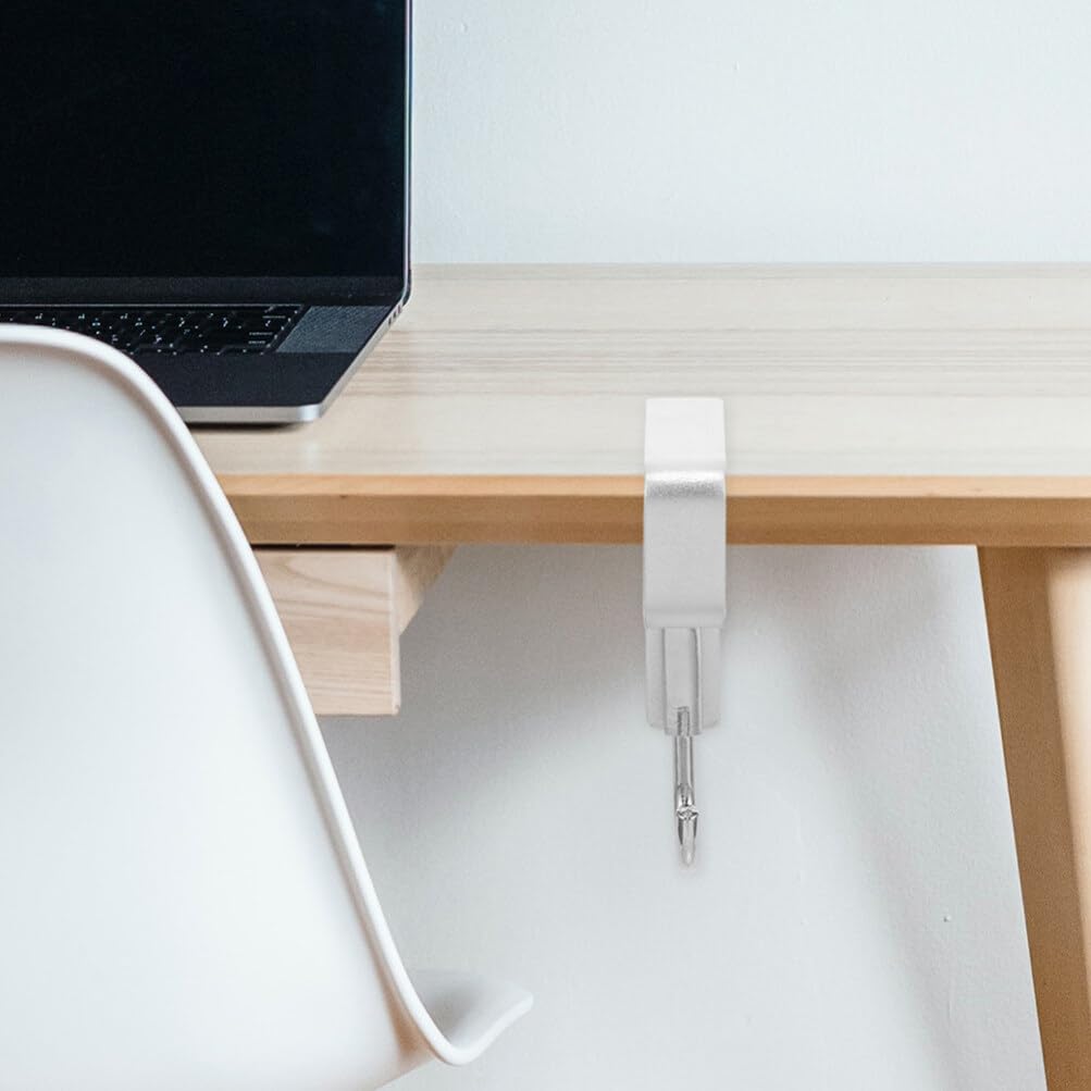 HOLIDYOYO Handbag Hanger for Desk 2pcs Desk Hook Table Hooks for Hanging Purses Bag Holder for Table School Bag Hook Heavy Duty