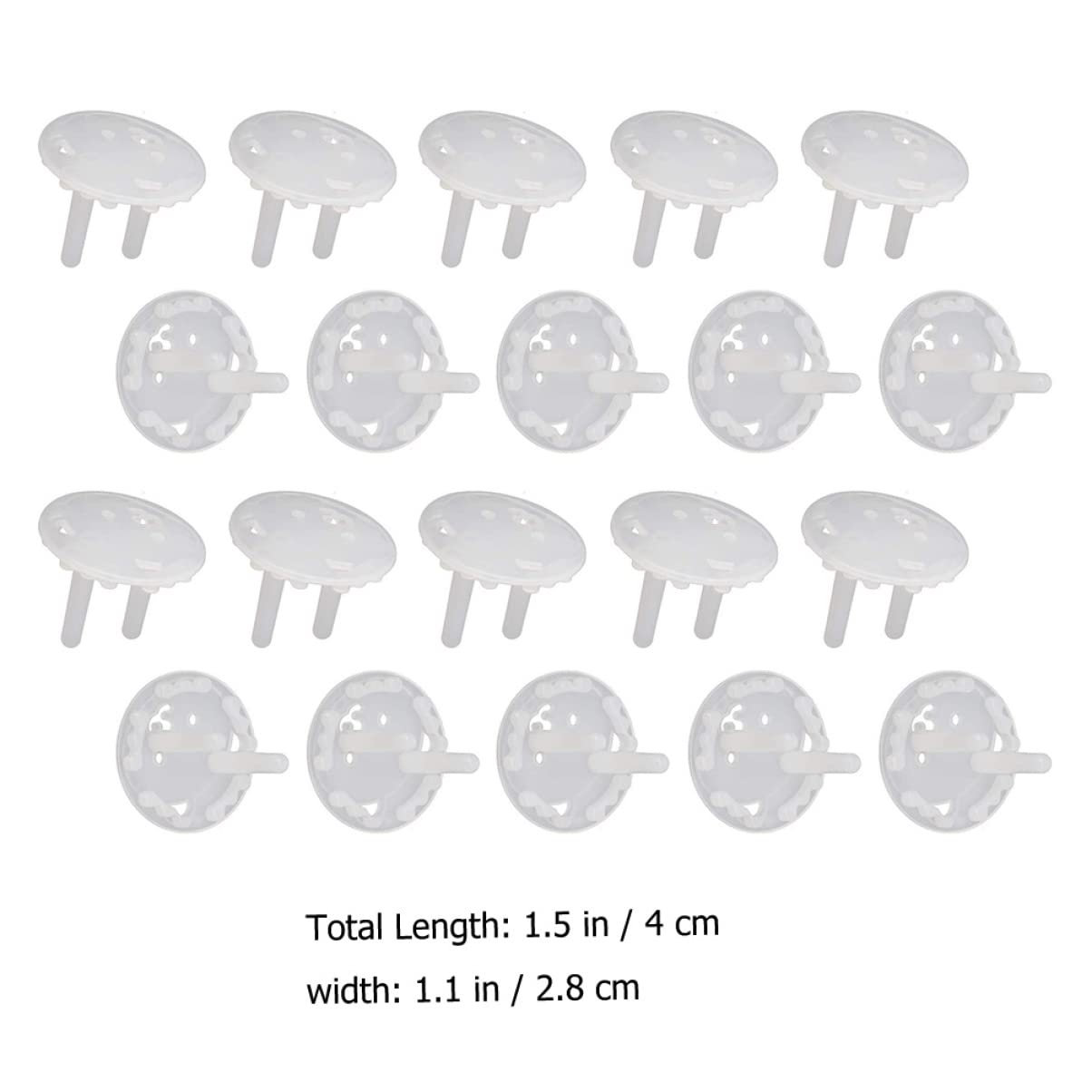 ibasenice 80piezas Cubiertas De Seguridad Para Enchufes De Niño Niña Protector De Salidas Eléctricas Para Bebés Fáciles De Usar Diseño Seguro Para Hogar Para Cocina y Habitaciones