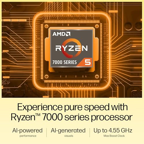 Image of HP Smartchoice 15, AMD Ryzen 5 7535HS (16GB DDR5, 512GB SSD) Anti-Glare, Micro-Edge, FHD,15.6'' /39.6cm, Win11, M365 Basic(1yr)* Office24, Silver, 1.6kg, fc1039AU, FHD Camera w /Shutter, Backlit Laptop