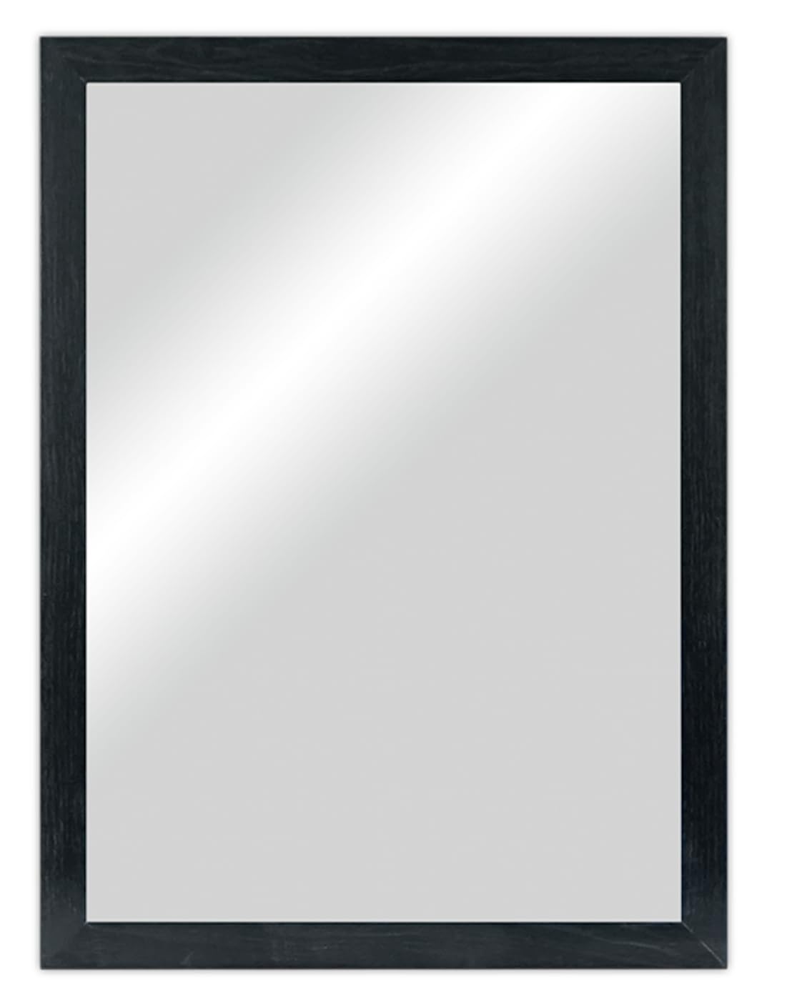CHELY INTERMARKET Espejo Pared Cuerpo Entero 60x80cm-Marco Exterior 67x87cm MOD-128 Negro