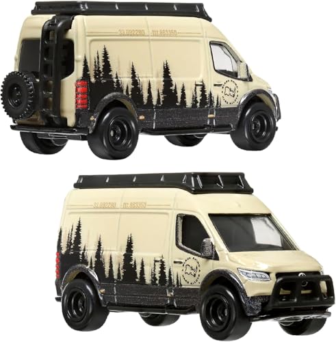 Image of Hot Wheels Mercedes-Benz Sprinter Tourer / '05 Toyota Land Cruiser Prado