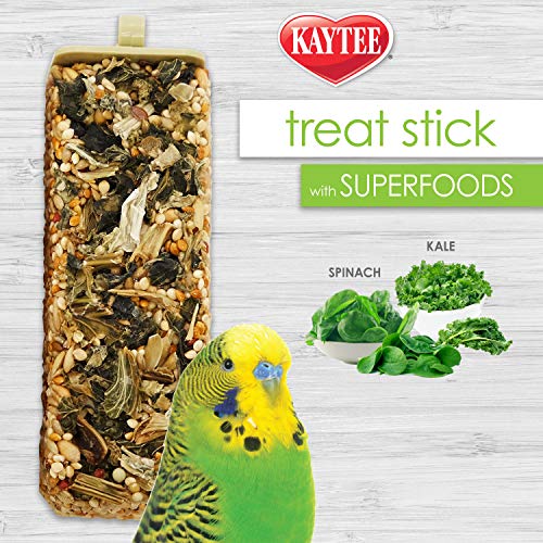 Kaytee Avian Superfood Treat Stick Spinach & Kale 5.5oz - Image 4