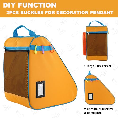 Image of HEXIFUL Skate Bag for Ice, Inline, Roller & Quad Skates - Kids & Adults