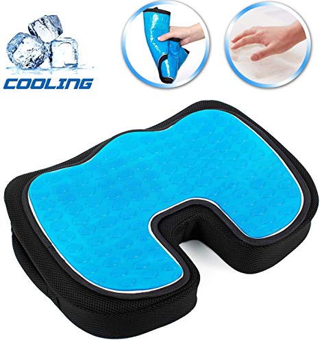 SUPA MODERN Seat Cushion for Office Chair - 100% Pure Memory Foam Car Seat Cushions - Coccyx Orthopedic Pad - Relieves Back, Hip, Tailbone, Sciatica Pain - Breathable and Comfortable