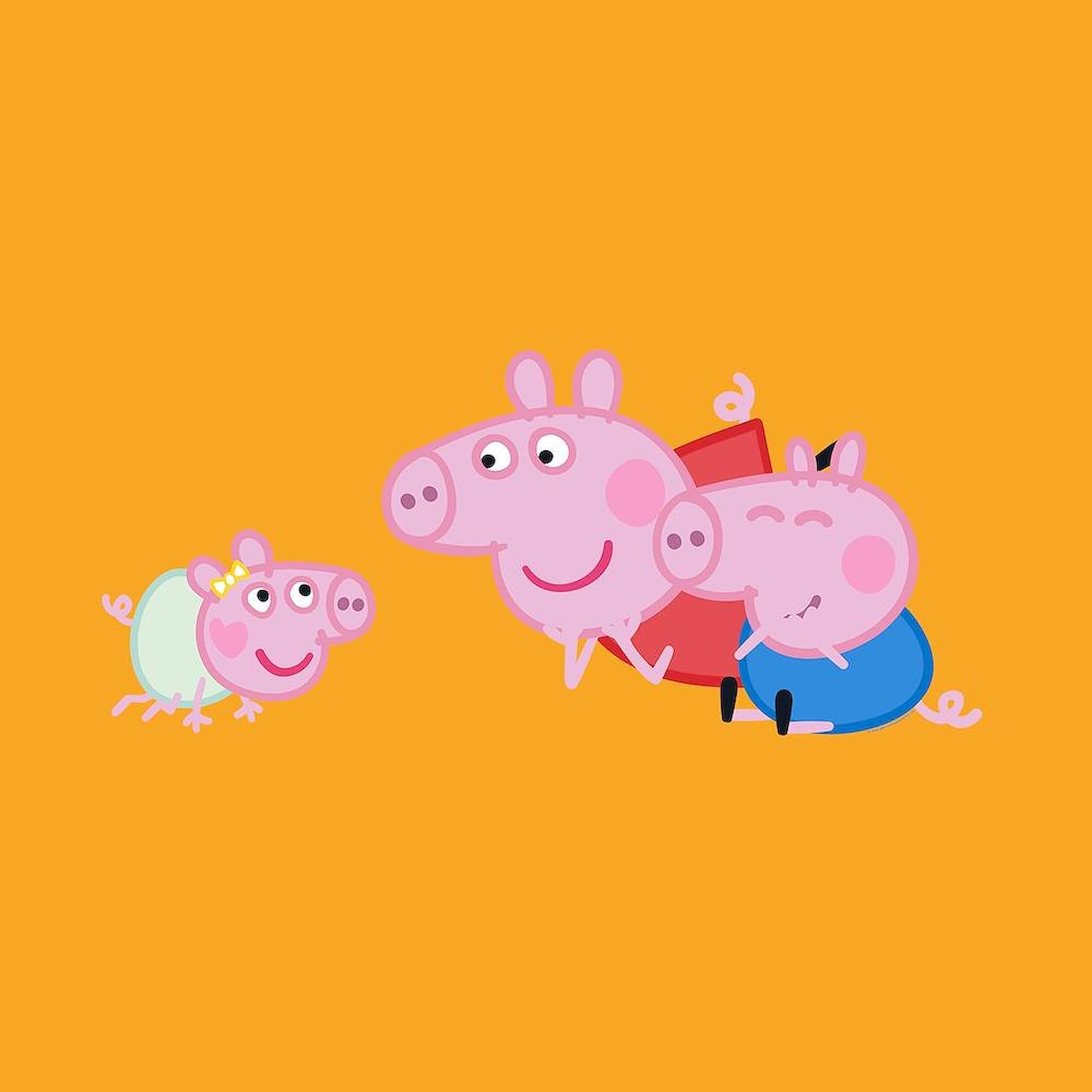 CafePress Peppa Pig: Learning to Crawl Queen Duvet Cover, Printed Comforter Cover, Unique Bedding