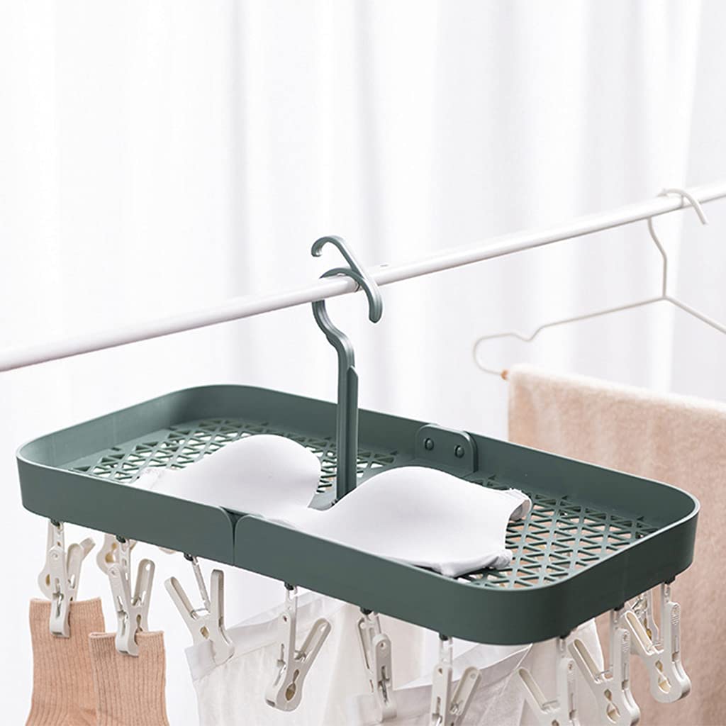 Multi-clip Stendino Appendiabiti Lavanderia Mollette Calzino Biancheria Biancheria Intima Lavaggio