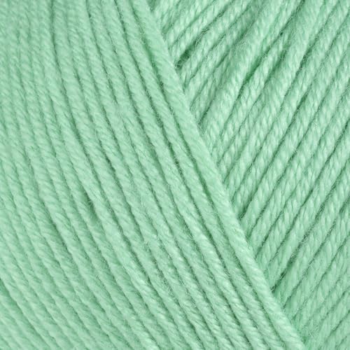 Image of Baby Cotton Blend Yarn - Soft Sport Weight Yarn for Crochet & Amigurumi - 50g /180yds - 60% Cotton 40% Acrylic - Ideal for Baby & Knitting Proj.(Mint, 2 Balls)