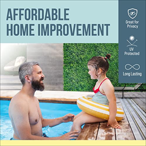 Creative Space Grass Wall Panels Artificial Plants Wedding Backdrop 12 Pcs 20 X 20 Inch Boxwood Panels Privacy Hedge Screen For Indoor Outdoor Garden Wall Decor Bedroom #TOP5