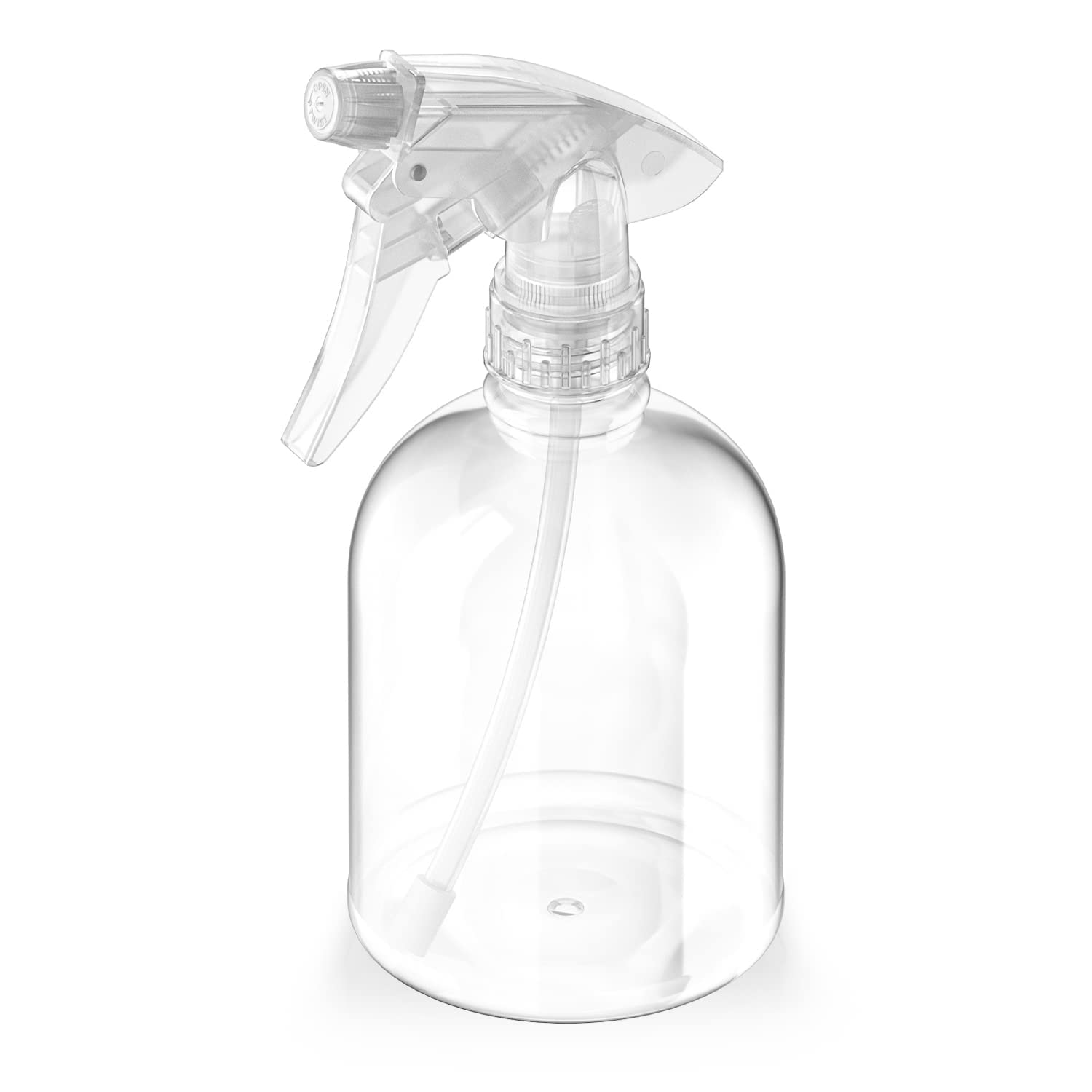 KIRA Plastic Empty Spray Bottle, Clear, Trigger Handle, Refillable for Hair Salons & Spas, Household Cleaners, Room Spray, Travel And Hand Wash Bottle 50ml (Transparent) (Pack Of 1)