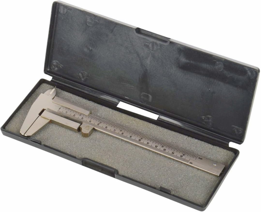 Cometek Vernier Caliper - 150mm / 6 Inches / 15cm - IME Type - Manual Analog Supplied in Plastic Case - Mild Steel with Laser Engraved Marking Clear Easy to Read (B0CVRYB1GY) Amazon Price History, Amazon Price Tracker