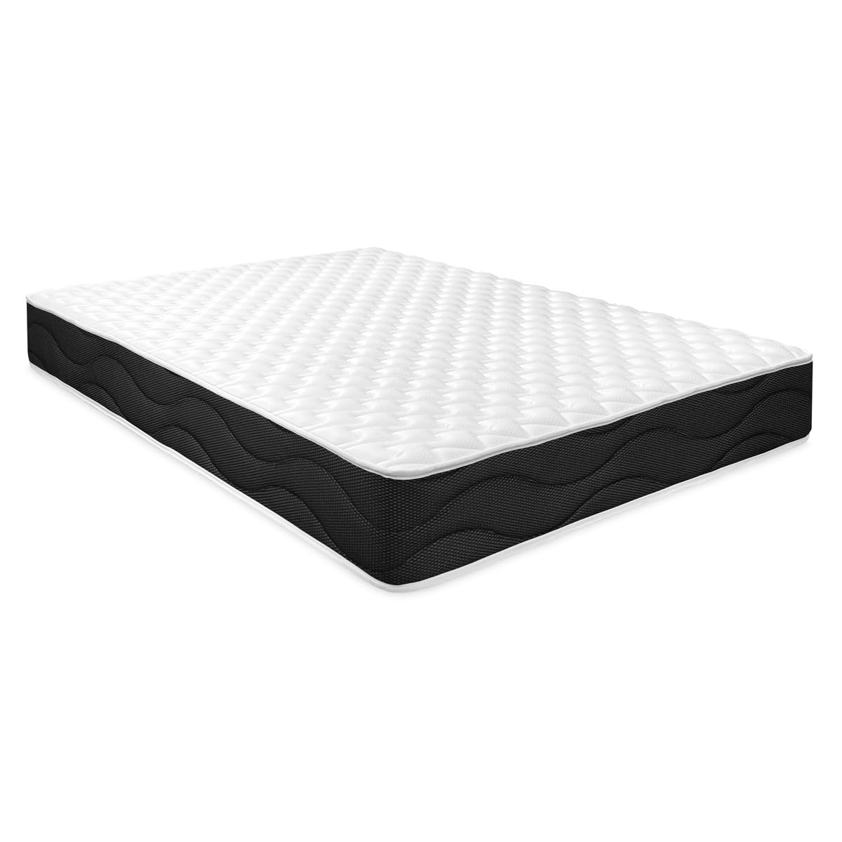 Homey - Colchón Viscoelástico Sleep Pro Reversible (Cara Invierno-Verano) Firmeza-Dureza Media-Alta, Grosor 20cm, Antiácaros, Antibacerias e Hipoalergénico, 90x190