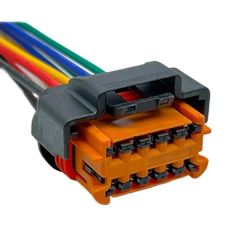1 Set 10 Pin Car Headlight Electrical Cable Connectors Female Wiring Harness Far Near Beam Lighting Plug(20 Sets)