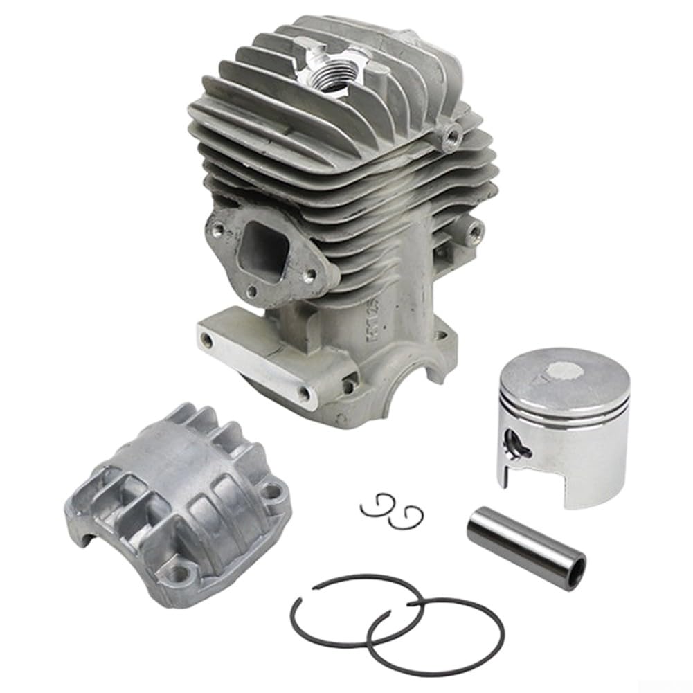 Cilindro per Kit Pistone, Kit Cromatura 34MM per motosega con una cilindrata di 2500 25Cc e Sopra per Vari Modelli