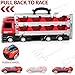 Ci Vetch 78-Inch Cars Trucks Toys for Toddler 1-3 2-4 3-5 4-7 Years Old Boys Kids, Transport Truck Toys with 24 Pcs Die-Cast Cars, Toys Gifts for 3 4 5 6 Year Old Boys, Toddler Boy Toys Ages 3-5 4-7