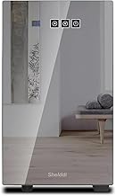 Shelddi SHR023B Mini Fridge, Small, 6.1 gal (23 L), Quiet, Stylish, Small Refrigerator, Living Alone, Temperature Setting, 5-18°C, Energy Saving, Compact, Main Unit