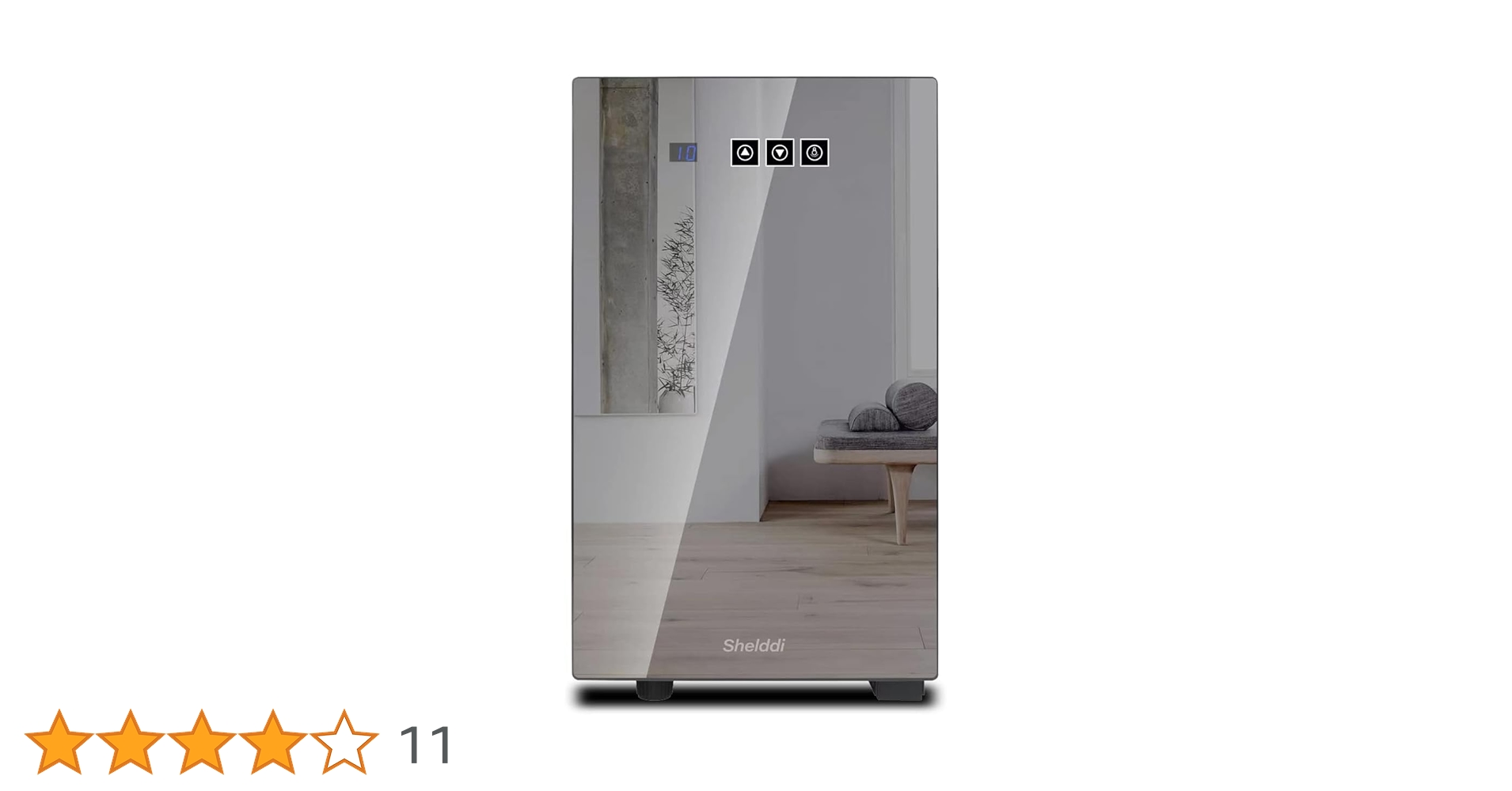 Amazon | Shelddi ミニ冷蔵庫 小型 23L 静音 おしゃれ 小型
