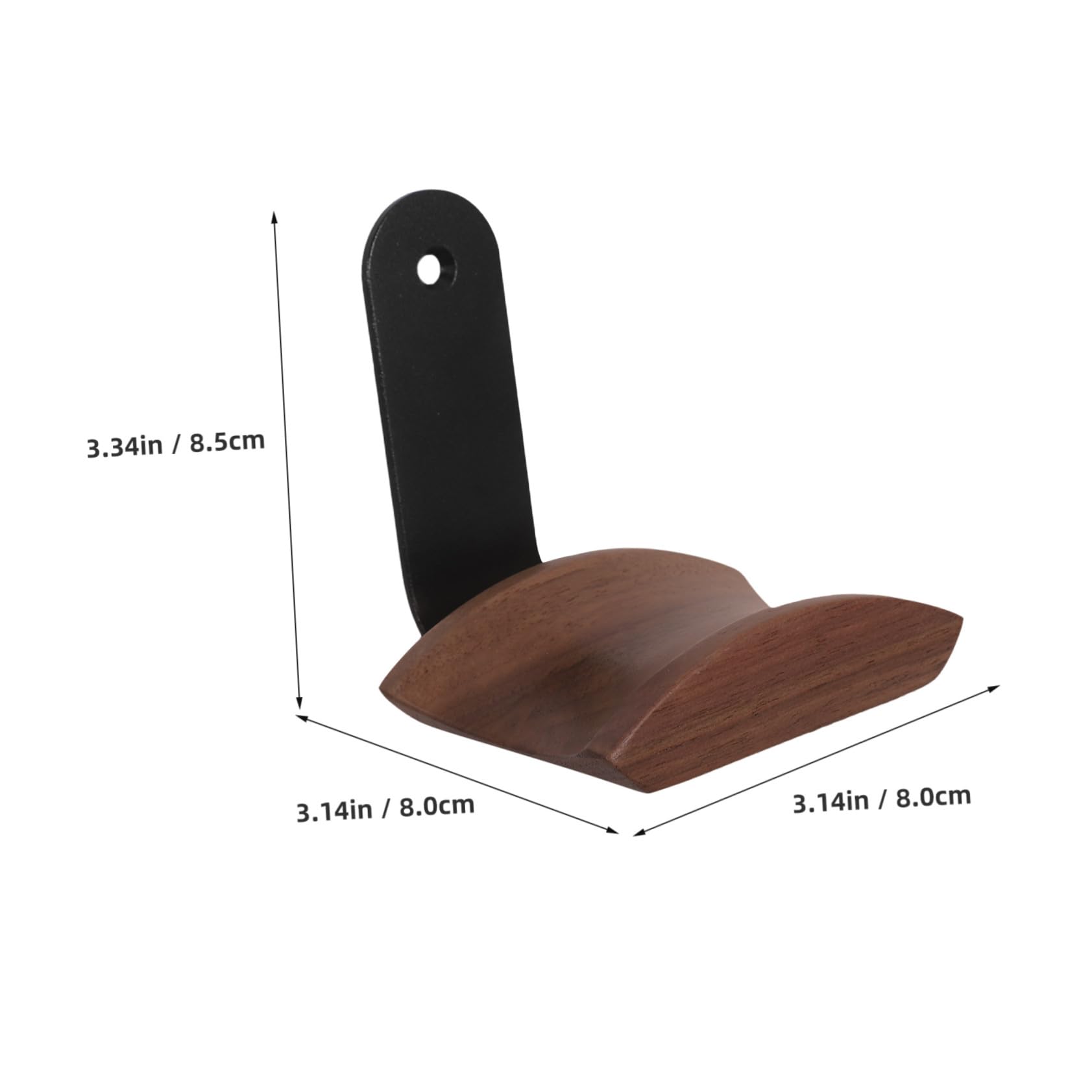 Gatuida Soporte De Pared para Auriculares De Madera Gancho para Auriculares para Oficina para Espacios Organizados