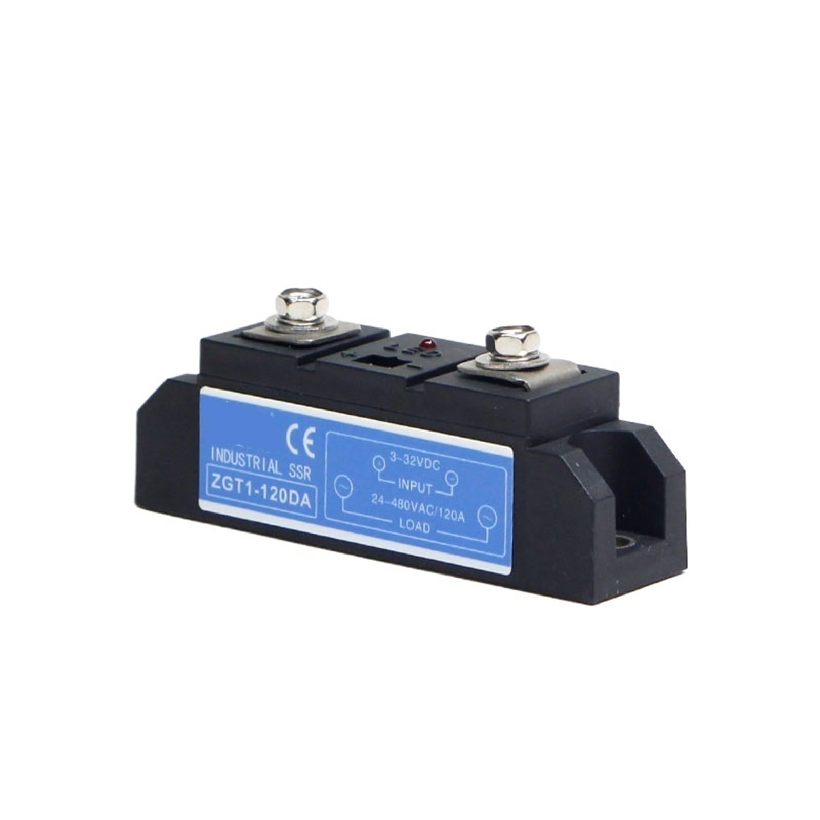 1 unidad de disipador de calor de alta corriente de 120 A, 150 A, 200 A, CC a CA, relé de estado sólido industrial DA, disipador de calor de aluminio(150DA)