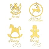 Personalized Acrylic Name Ornaments, Christmas 2025 Tree Decorations with Deer, Gingerbread Man, Reindeer, Rocking Horse, Angel, Xmas Gift for Kids, Hanging Handmade Ornaments, Gift Name Tags