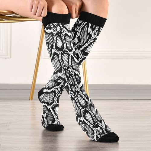 Image of Compression Socks for Men Women Colorful Knee High Socks Support for Athletic Sport Running Hiking Fitness
