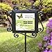GiftsForYouNow Personalized Planted in Loving Memory Garden Stake, 28 x 8.5 Inches Butterfly