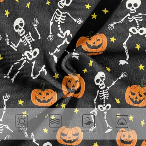 Joisal Designer Toddlers Underwear Floral 2t Cotton Panties Little Girl Halloween Funny Skeletons Black Briefs Girls Undies3