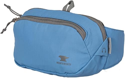 Vista 4 de Mountainsmith Vibe Lumbar Pack - 1.5L Crossbody Fanny Pack for Hiking, Commuting, & Travel - Black Forge