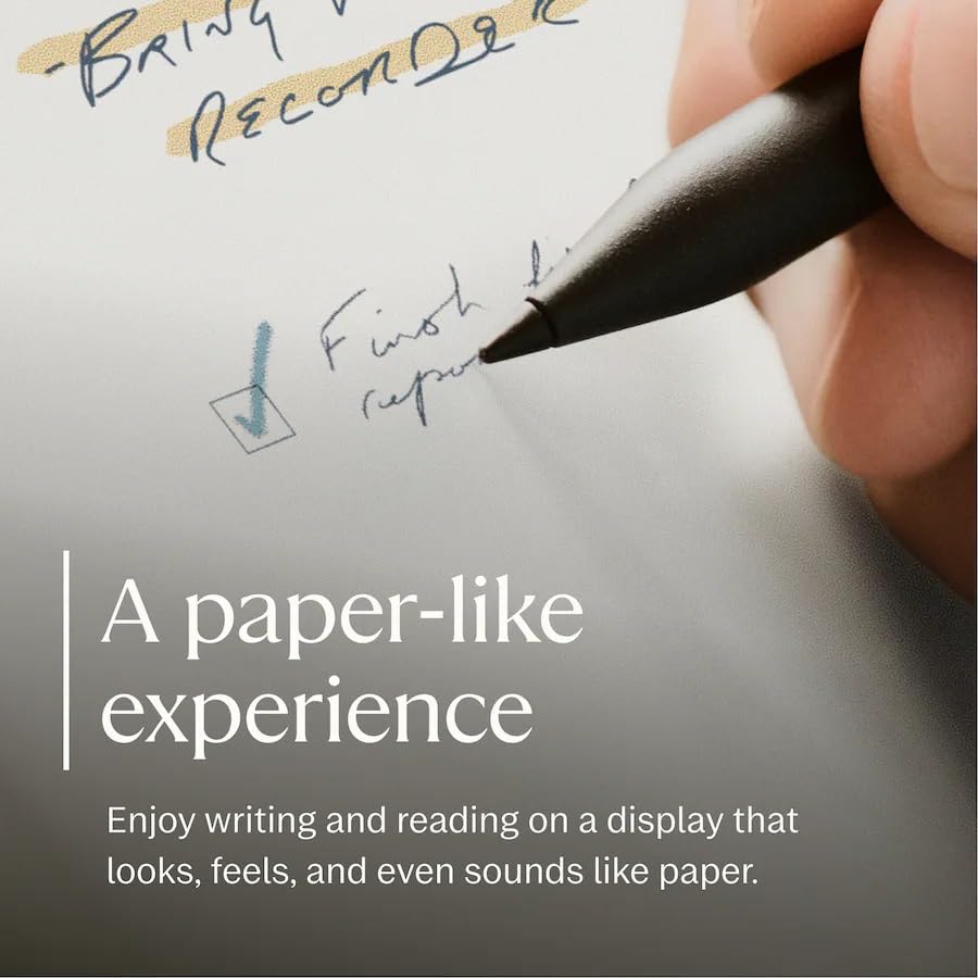 Image of Remarkable Paper Pro Move 7.3 inch Tablet eReader - Black - Bundle of 3 Items Tabler, Case and Marker Plus