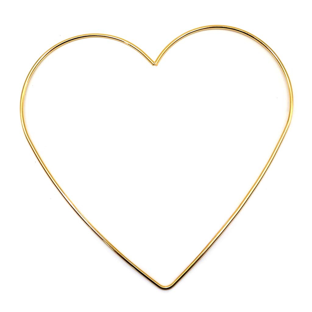 scwopeuer Love Heart Metal Craft Hoops Dream Catcher Rings for Dreamcatchers Accessories,for DIY