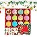 Palline da Bagno,12 Pezzi Palline Effervescenti Natalizie Giocattolo Bagno Bimbi,Giocattoli Biologici Festivo | Intrattenimento Doccia Interazione Gioco Ragazzi Ragazze Festa immagine